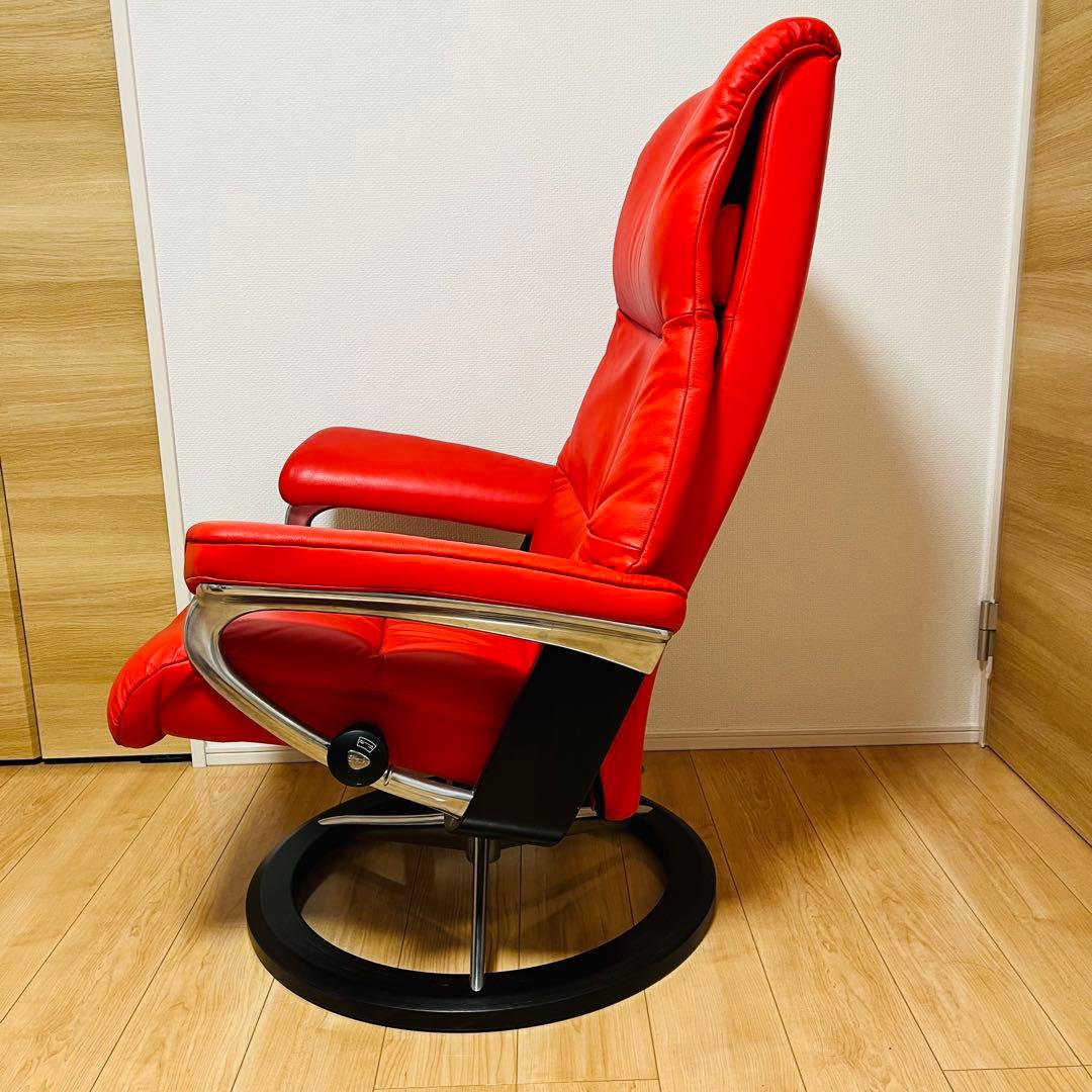 【極美品✨】エコーレス ストレスレスビュー M 本革 高級チェア