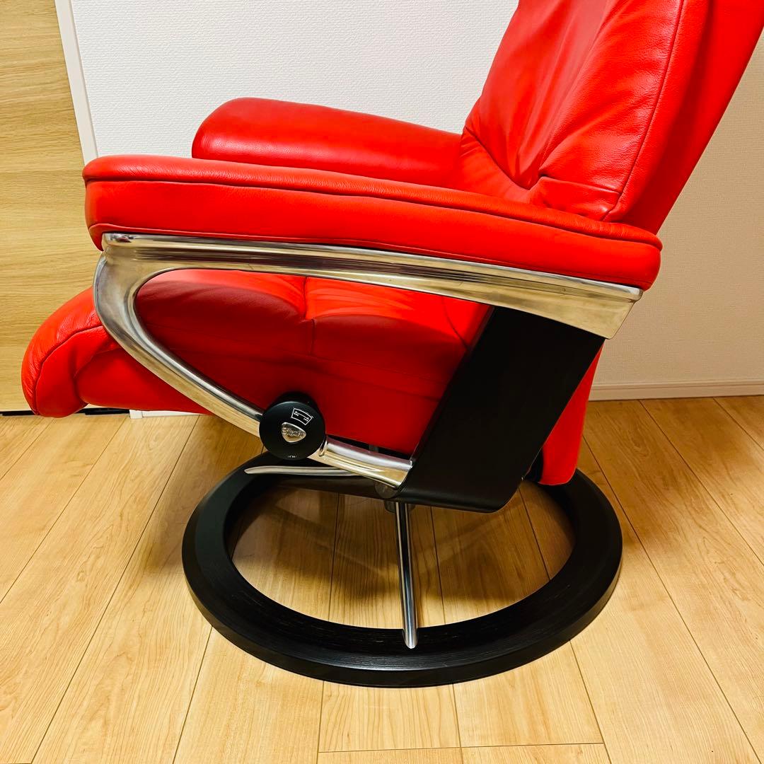 【極美品✨】エコーレス ストレスレスビュー M 本革 高級チェア