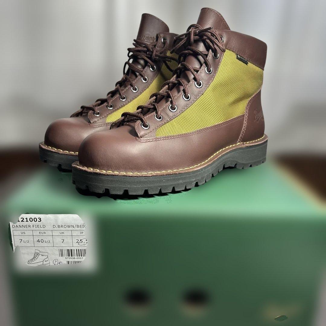Danner Field ワークブーツ 7.5 US ダークブラウン/ベージュ