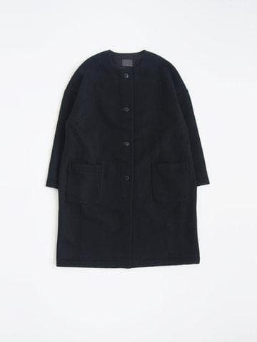 Tandey オローネ　ノーカラーコート・ウールコート