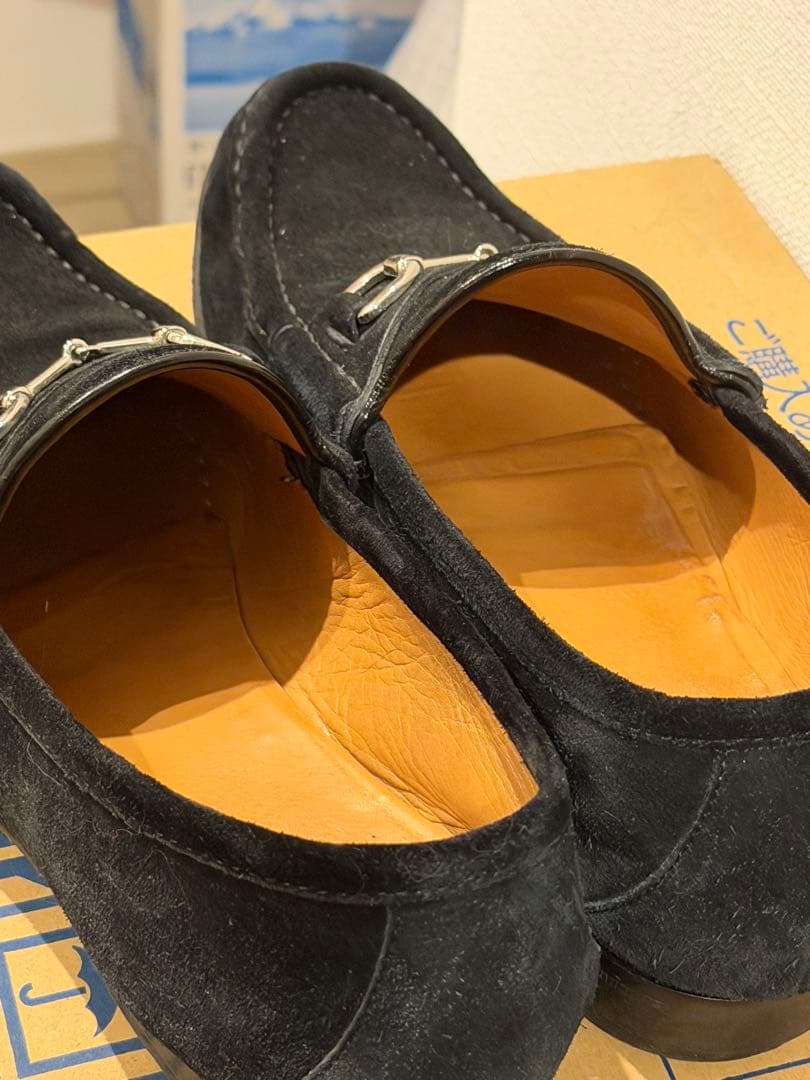 GUCCIグッチ ホースビット ローファー 2足セット メンズ レザー スエード