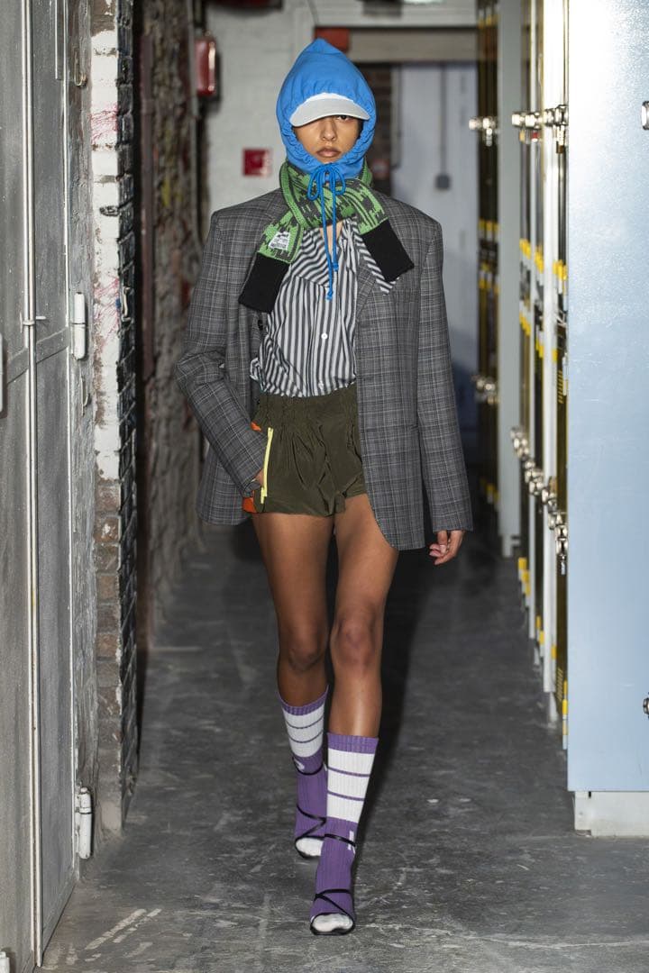 MERYLL ROGGE メリルロッゲ パーカー風ストール マフラー フーディ