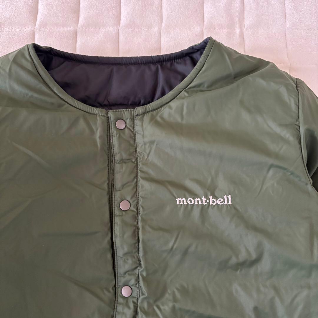 美品！大特価！モンベル（150cm）サーマラップラウンドネックジャケットベスト