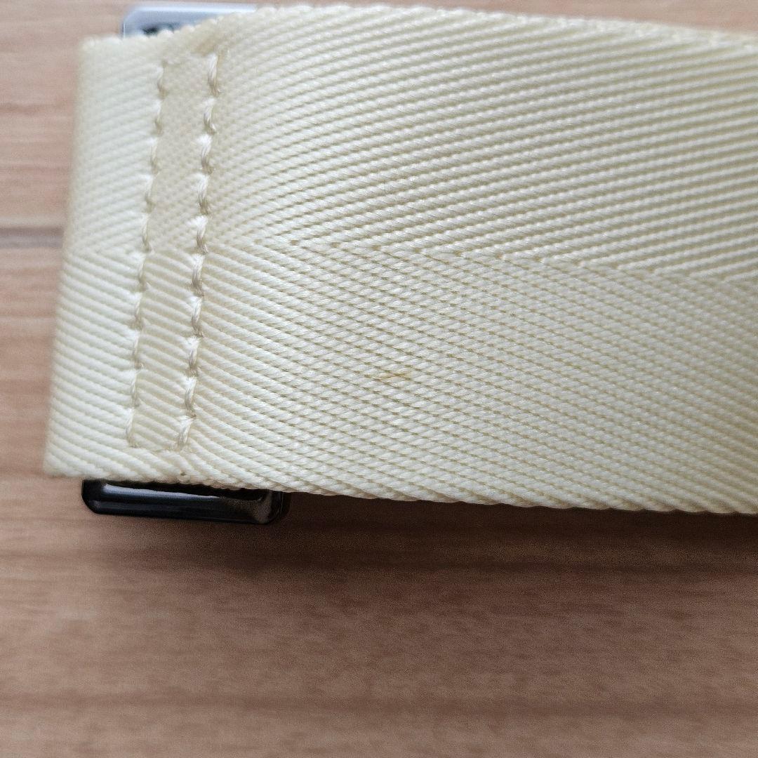 LACOSTEラコステ モノグラムスモールメッセンジャーバッグ アイボリー