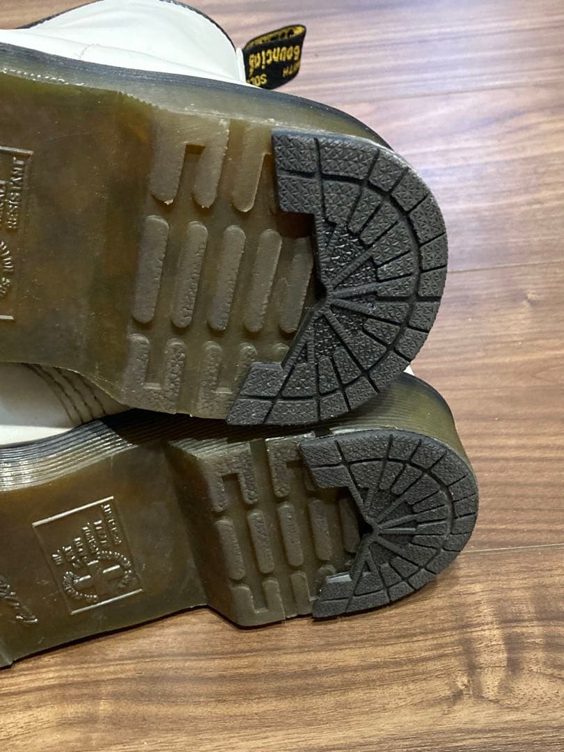 m*o様 ドクターマーチン　1460 UK9 ホワイトレザー レースアップブーツ