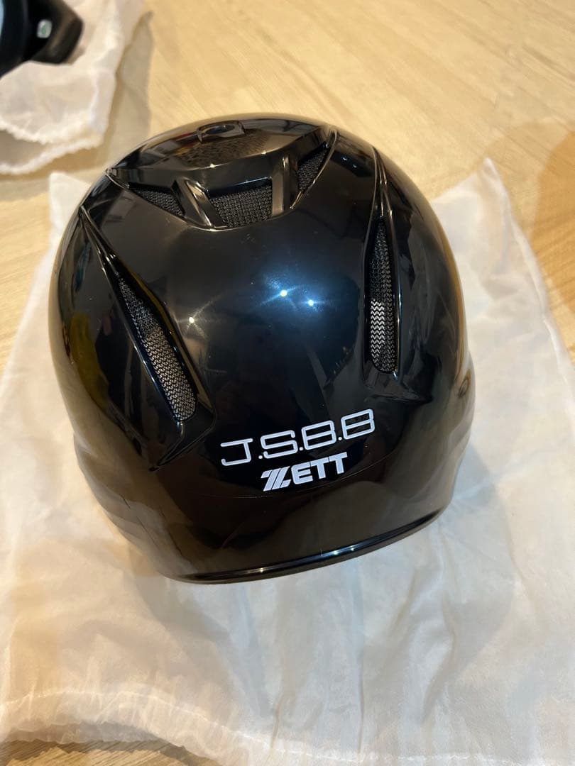 野球　ヘルメット　ZETT JSBB ブラック　6個セット