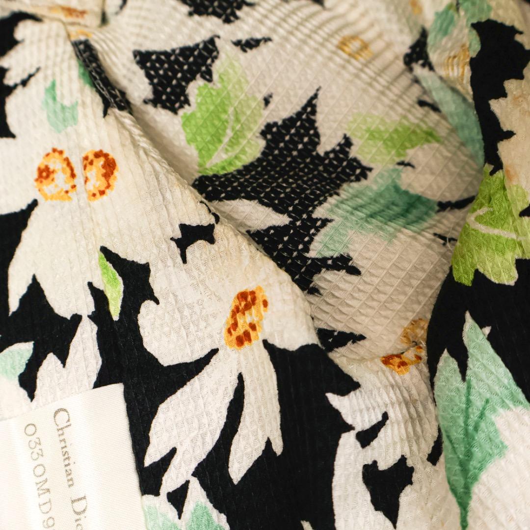 H2670クリスチャンディオール　PRET-A-P0RTER 花柄ジャケット