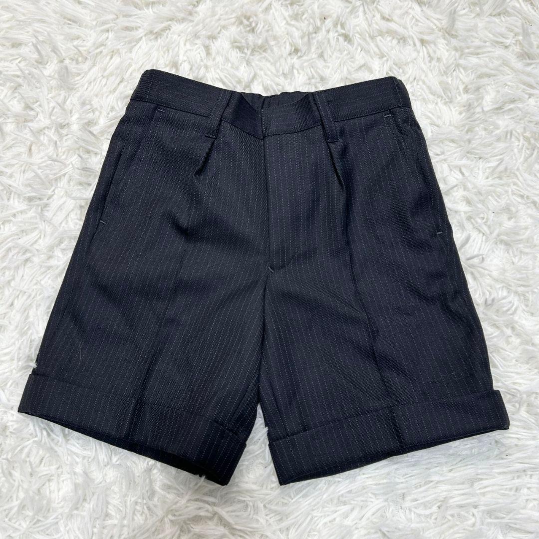 【美品】バーバリー フォーマル スーツ キッズ 100 ブラック 卒服 冠婚葬祭