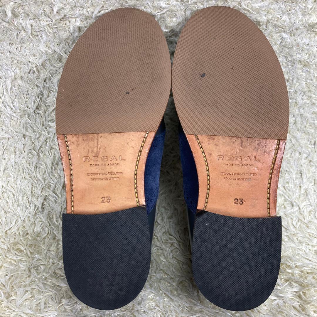 『美品』REGAL リーガル サドルシューズ バイカラー レザーシューズ　革靴