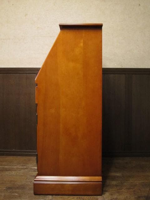 横浜ダニエル Daniel 樺材 無垢 スパニッシュ ライティングビューロー