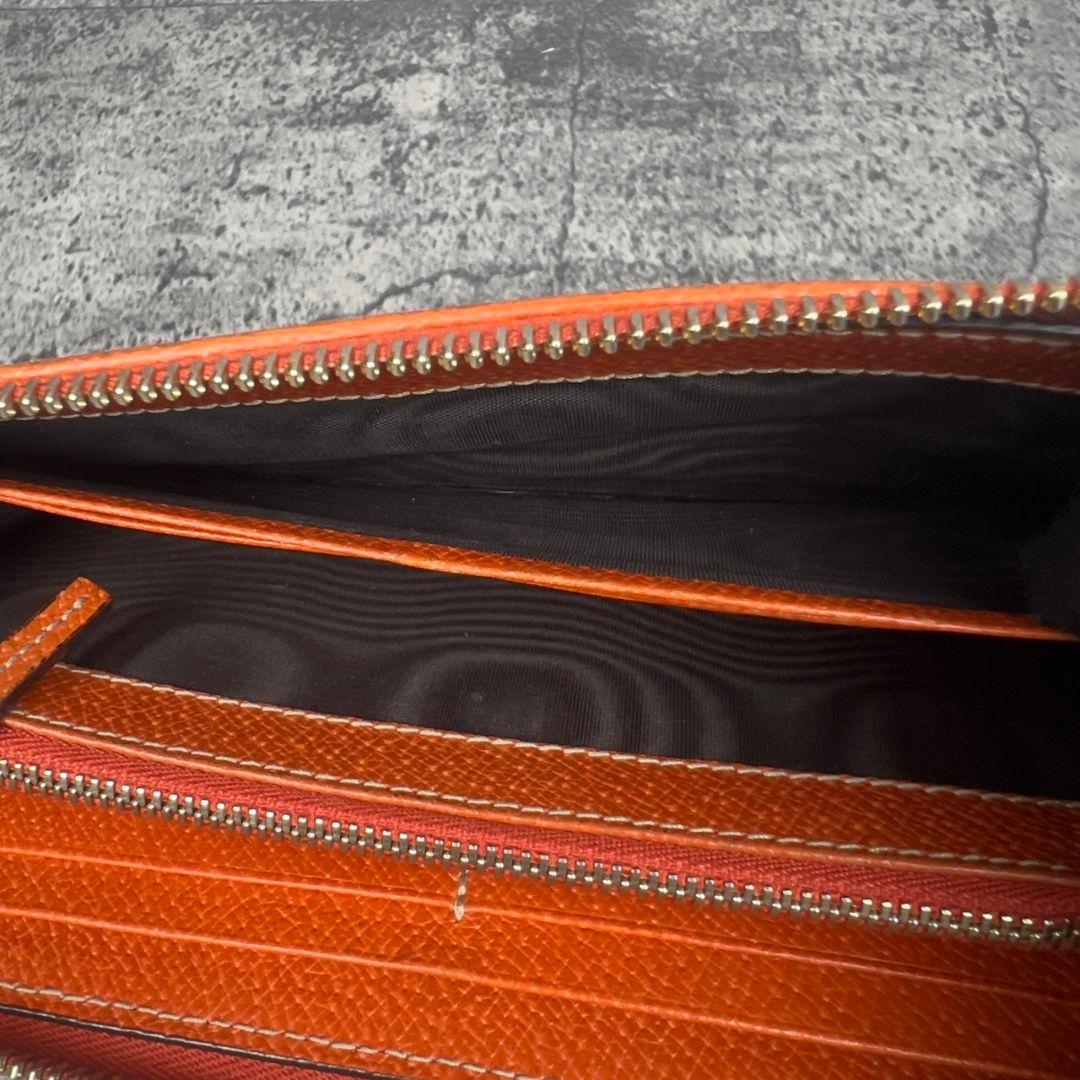 GUCCI GG柄 キャンバス レザー 長財布 インターロッキング チャーム