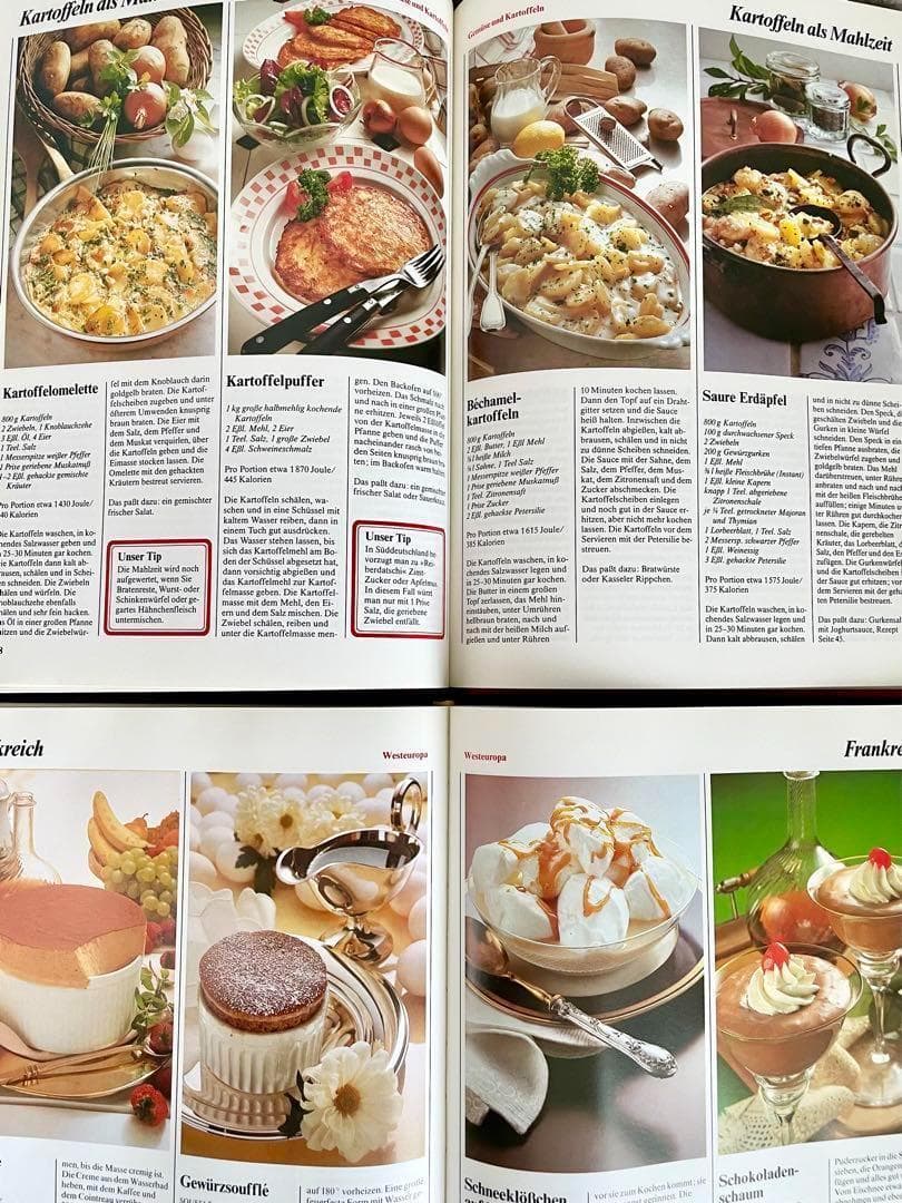 洋書 ビンテージ ドイツ語 レシピ 料理 菓子 パン デザート レトロ スイーツ