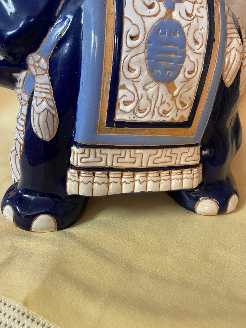 招福象 花台 エスニックアート 大型