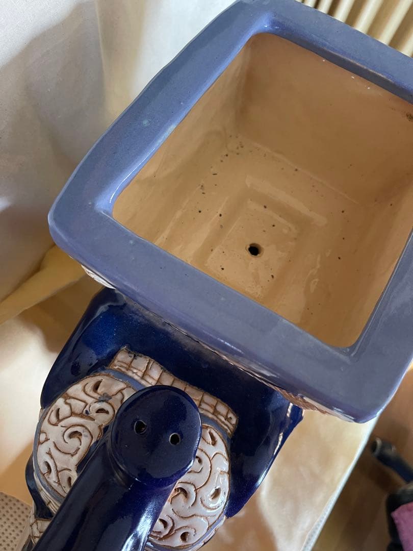 招福象 花台 エスニックアート 大型