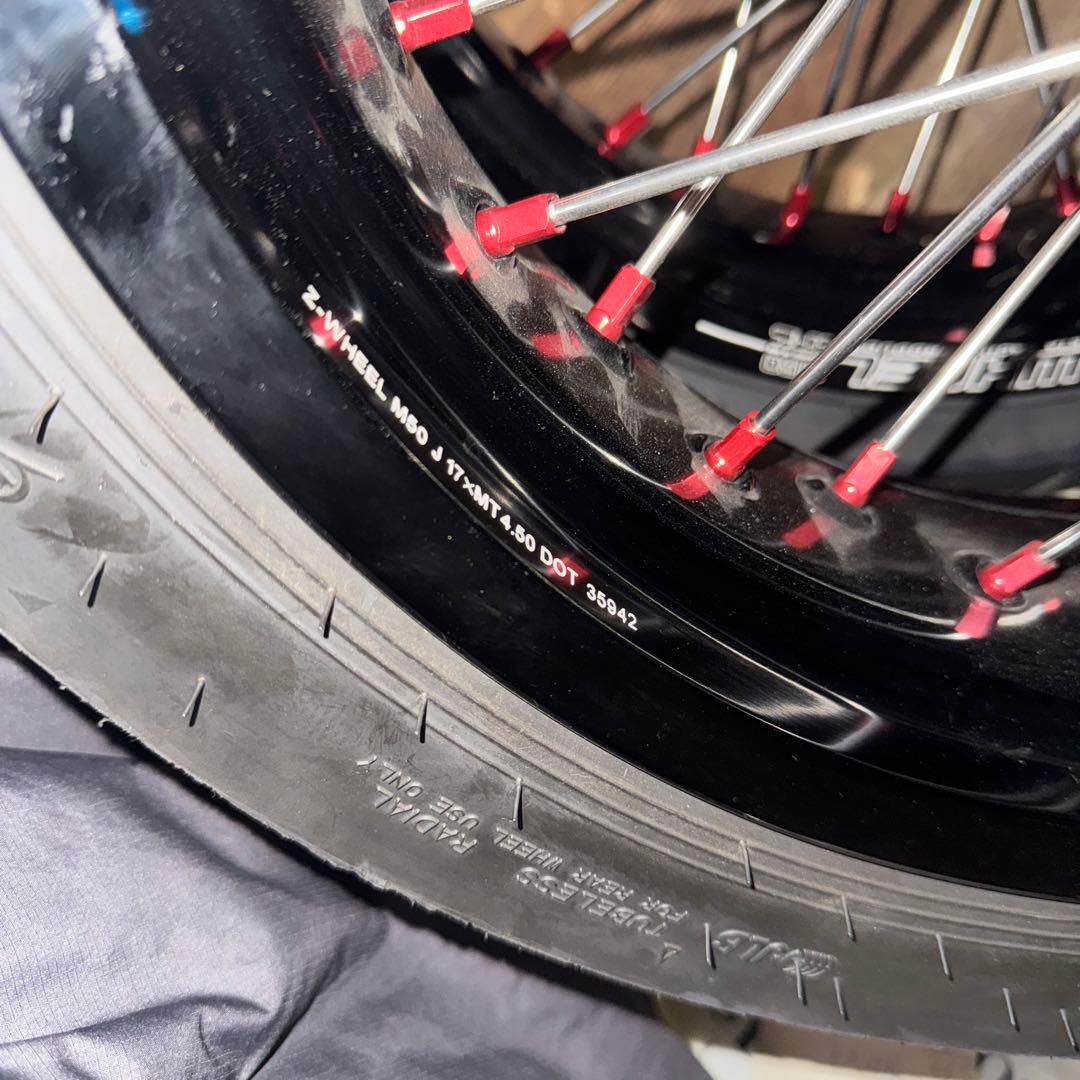 【リア】AR1モタードホイールキット (ステンレススポーク) トレール