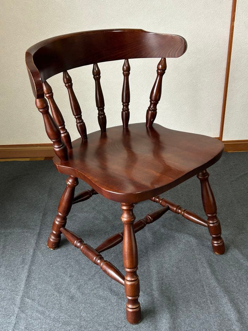 ヴィンテージ　飛騨高山 柏木工 ダイニングチェア 椅子 ウィンザーチェア　レトロ