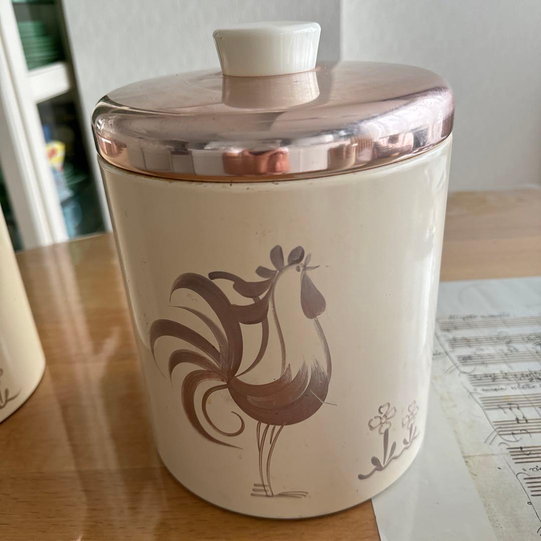 ランズバーグ　Ransburg アンティークキャニスター 缶