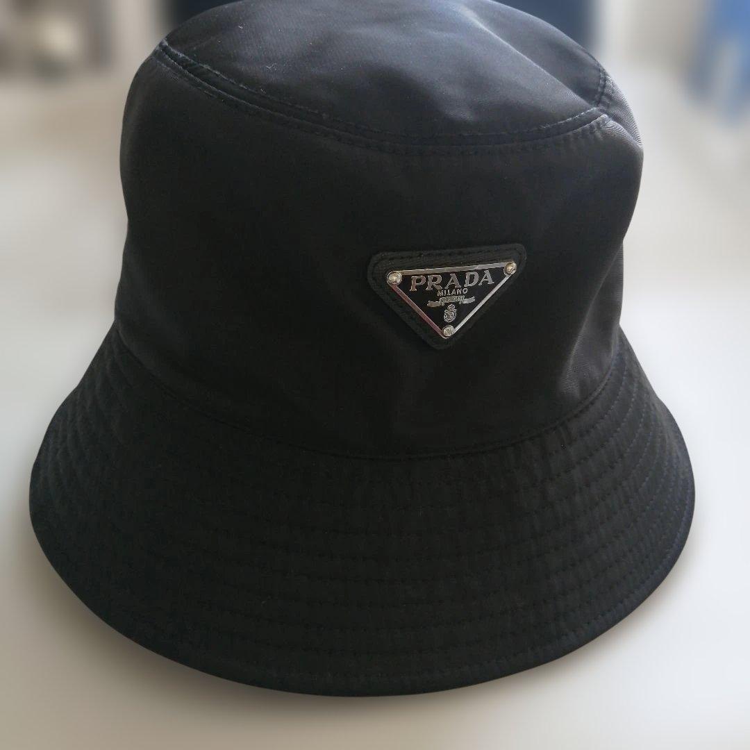 PRADA バケットハット ブラック サイズ L
