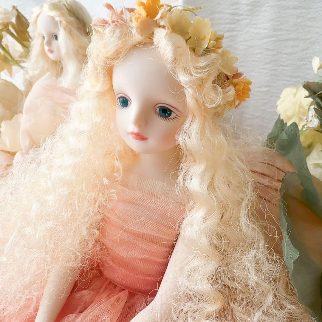 「マギー」若月まり子　妖精ビスクドール4体セット　エルフィン・フロ－リ－