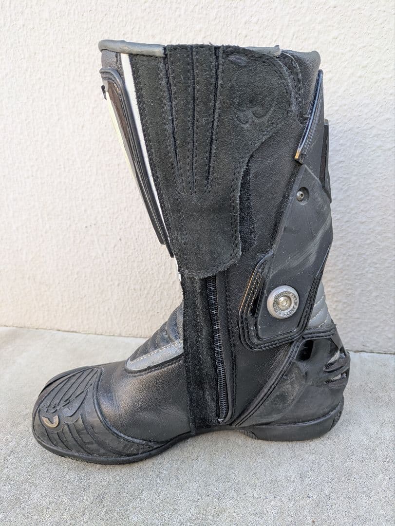 BERIK バイクブーツ 2.0 ブラック/ホワイト サイズ41