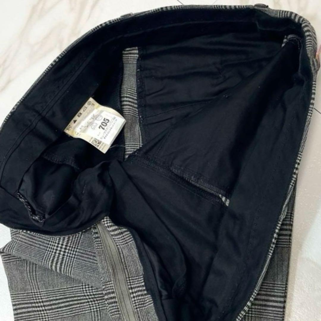 ヒューゴボス スーツ セットアップ ストレッチ グレンチェック ウール グレー