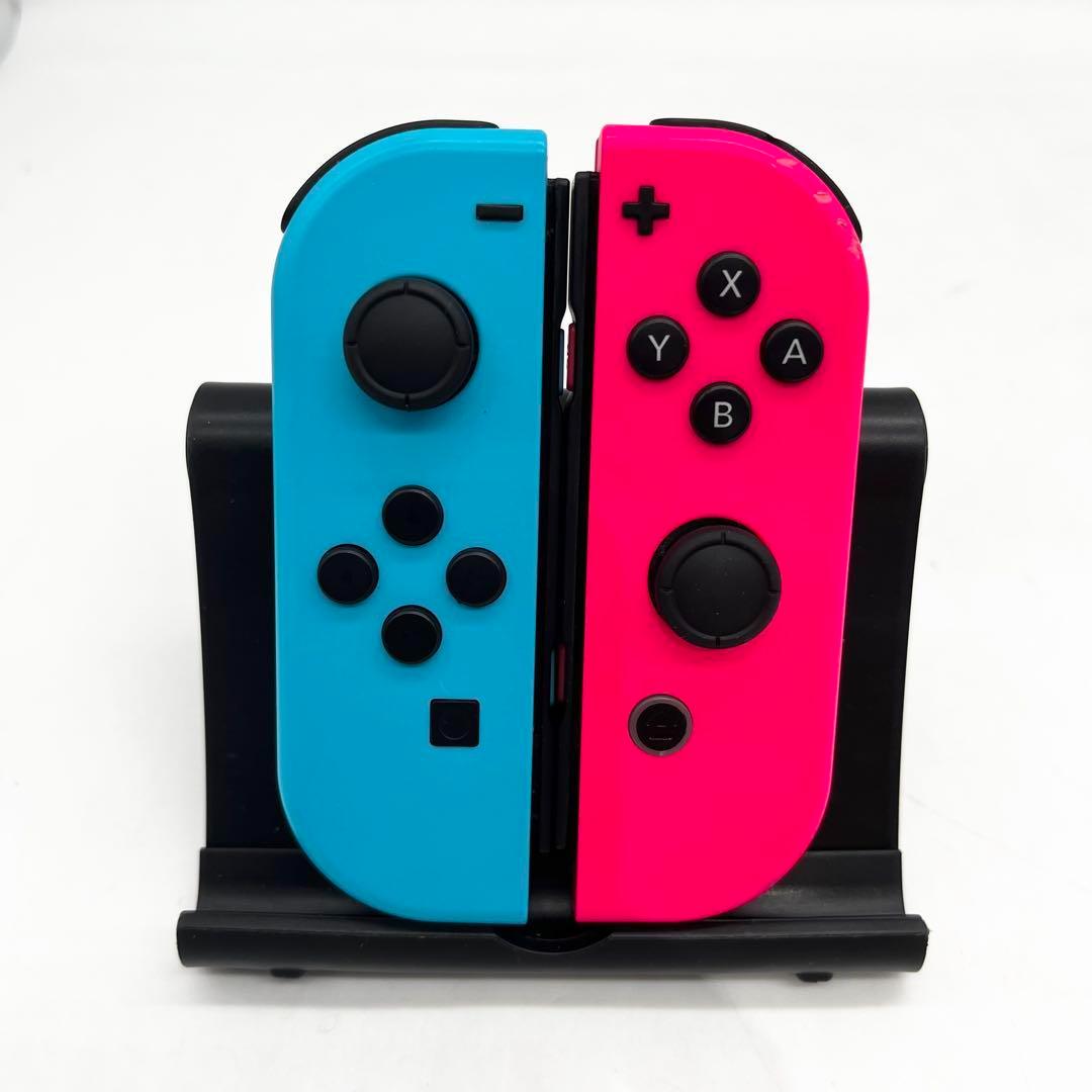 【液晶美品】NintendoSwitch 本体 新型拡張バッテリー 付属品完備