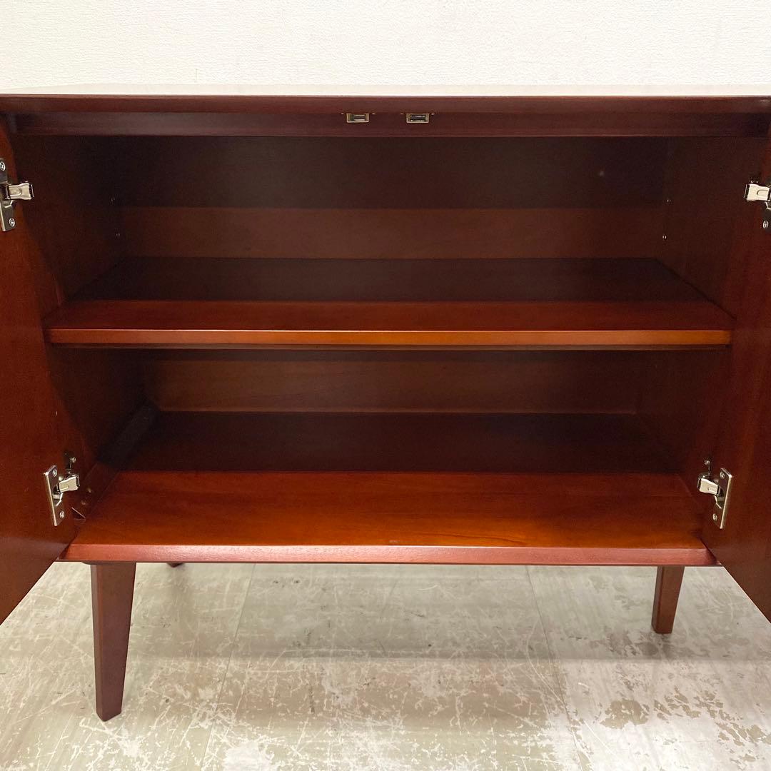 訳あり アウトレット展示品 DENコーポレーション キャビネット マホガニー11