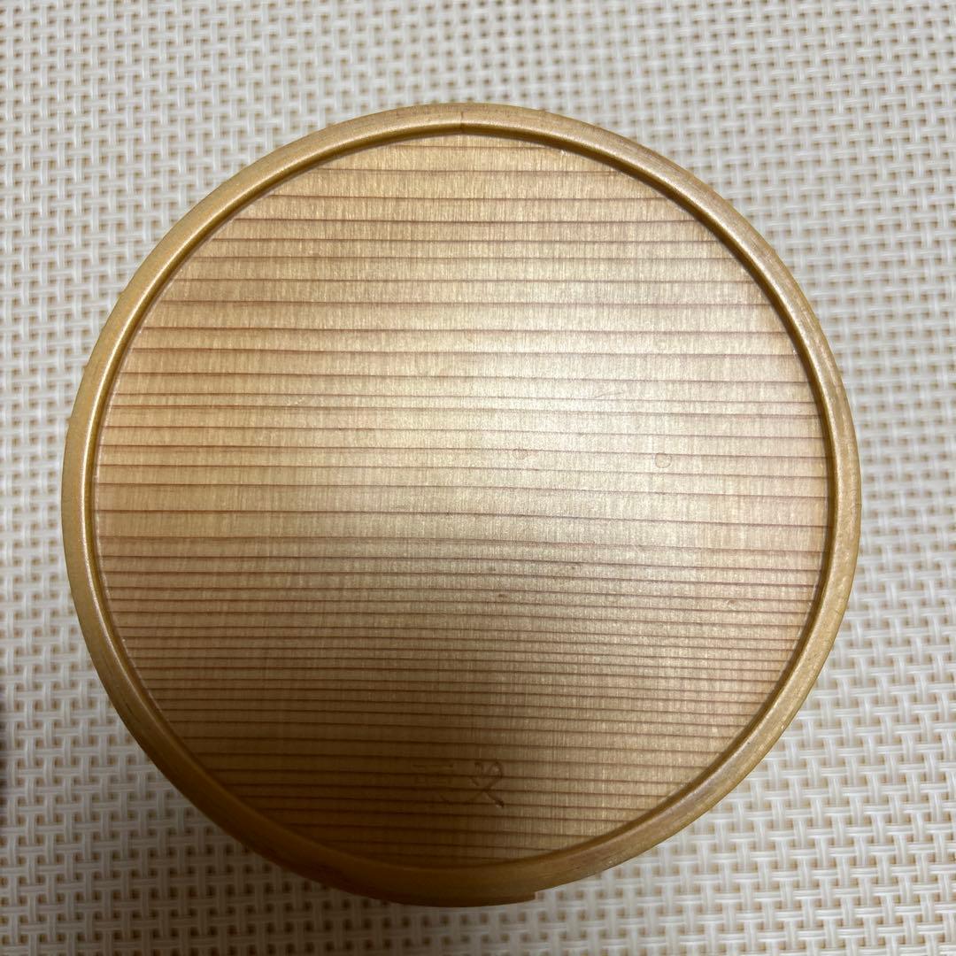 老舗栗久　丸二段弁当　大館曲げわっぱ　弁当箱