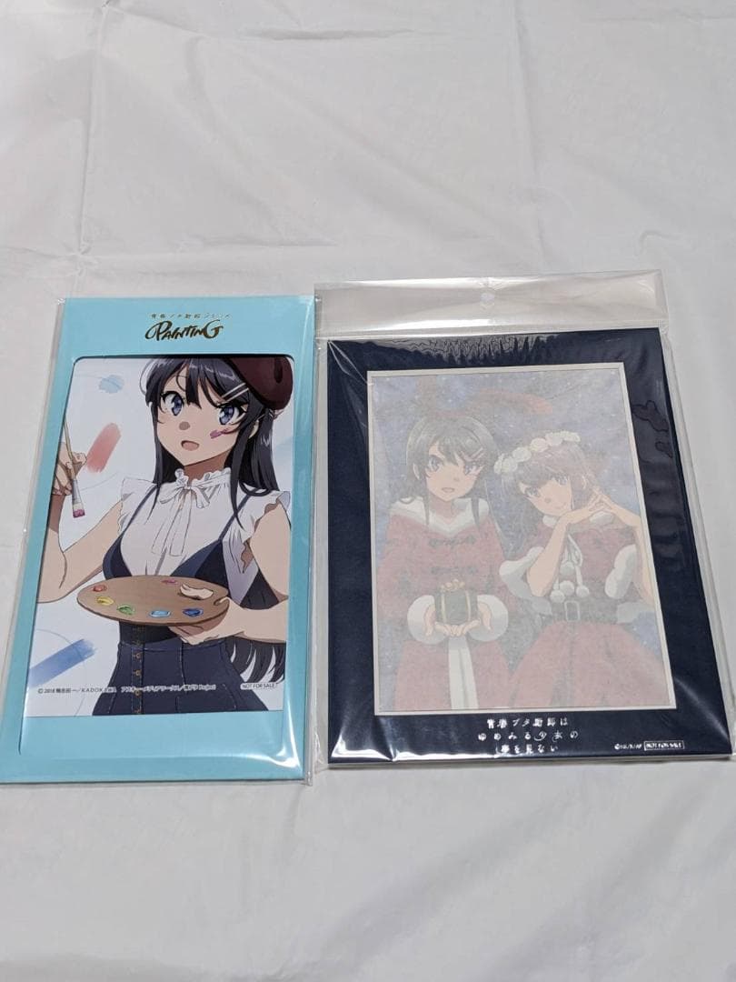 青春ブタ野郎シリーズ公式イラストブック＋特典2点付き