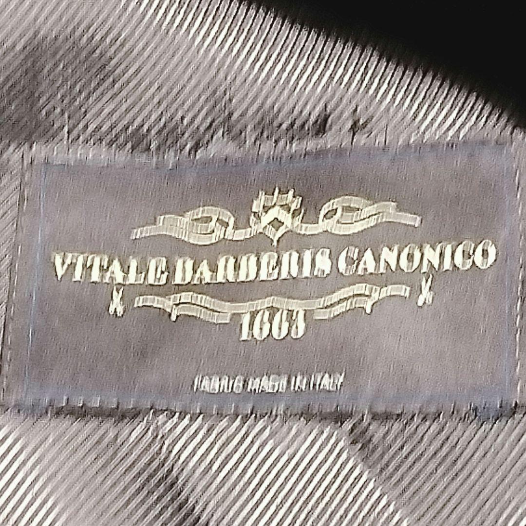 イタリア生地CANONICO スーツセレクト AB6 ブラウンストライプスーツ