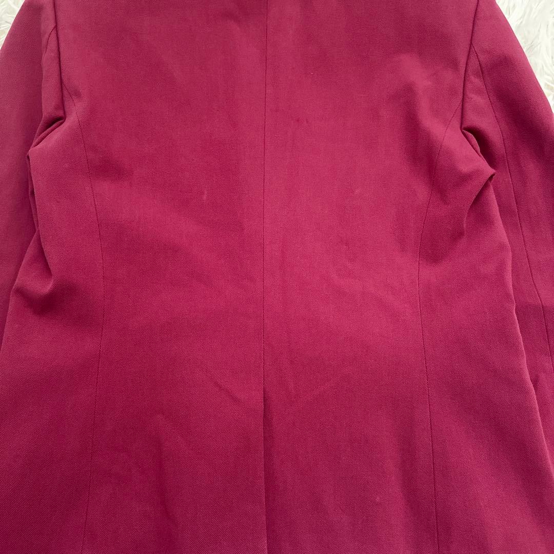 グッチ ハート柄 ダブルテーラードジャケット ホースビット ピンク系 S