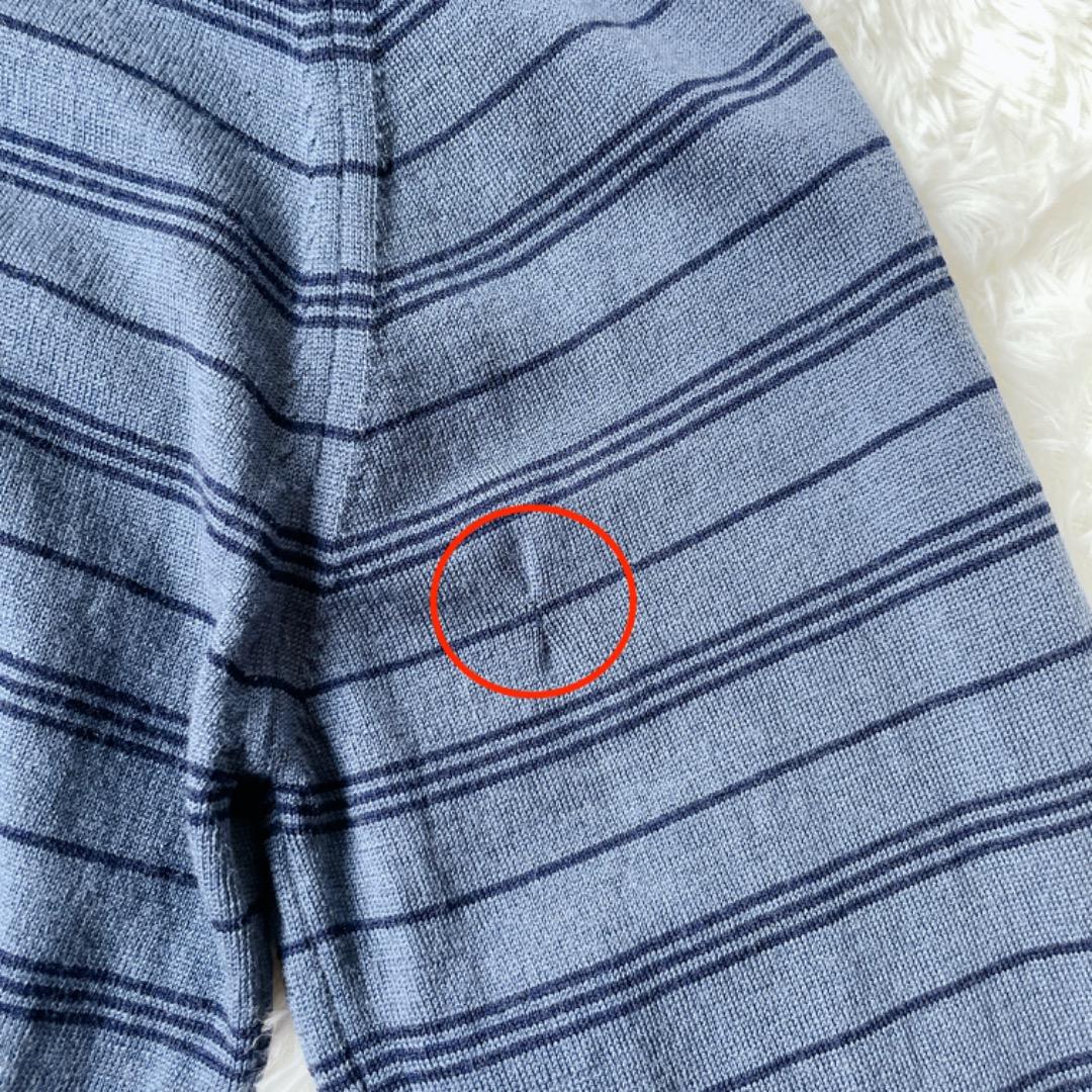 【旧タグ】ジョンスメドレー　ニットポロ　ボーダー　S　JOHN SMEDLEY