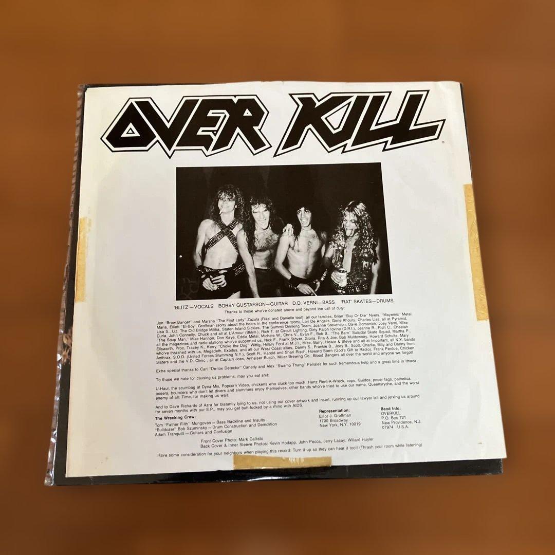 OVER KILL レコード ヘヴィメタル スラッシュメタル