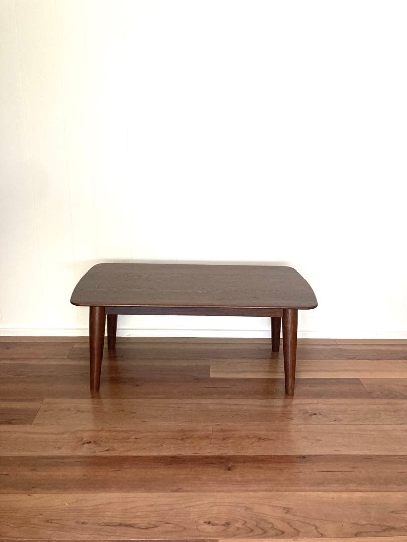 【メンテ済】上質なローテーブル　IDC大塚家具　ナラ材