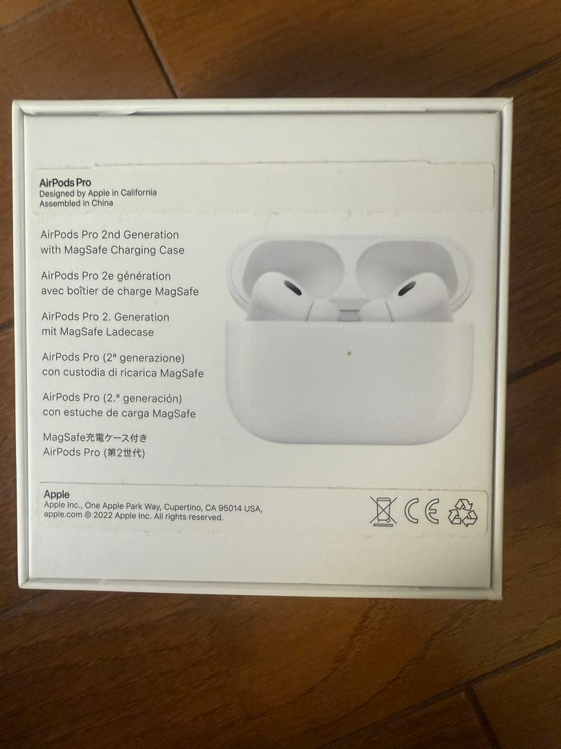 Apple純正 AirPods Pro（第2世代）ライトニング充電端子。