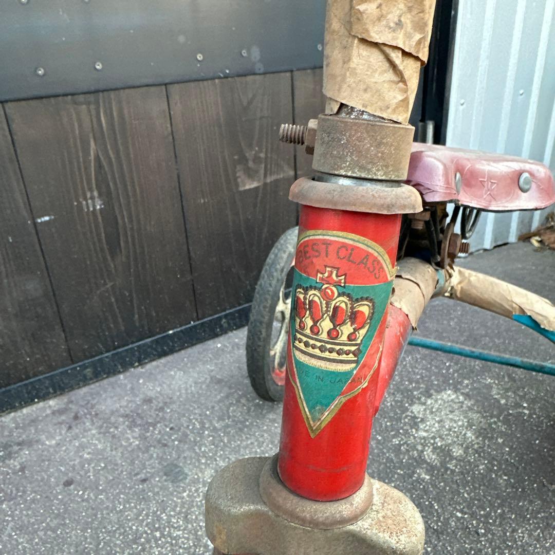 お値下げ‼️蔵から出てきた　アンティーク三輪車　デッドストック