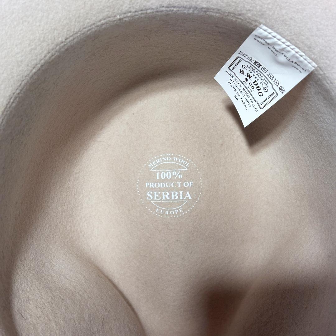 帽子 THE H.W DOG &Co TRAVELERS HAT Size 38