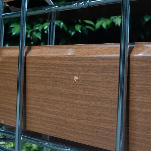 70s ドイツ ヴィンテージ フォールディングワゴン キッチンワゴン シェルフ