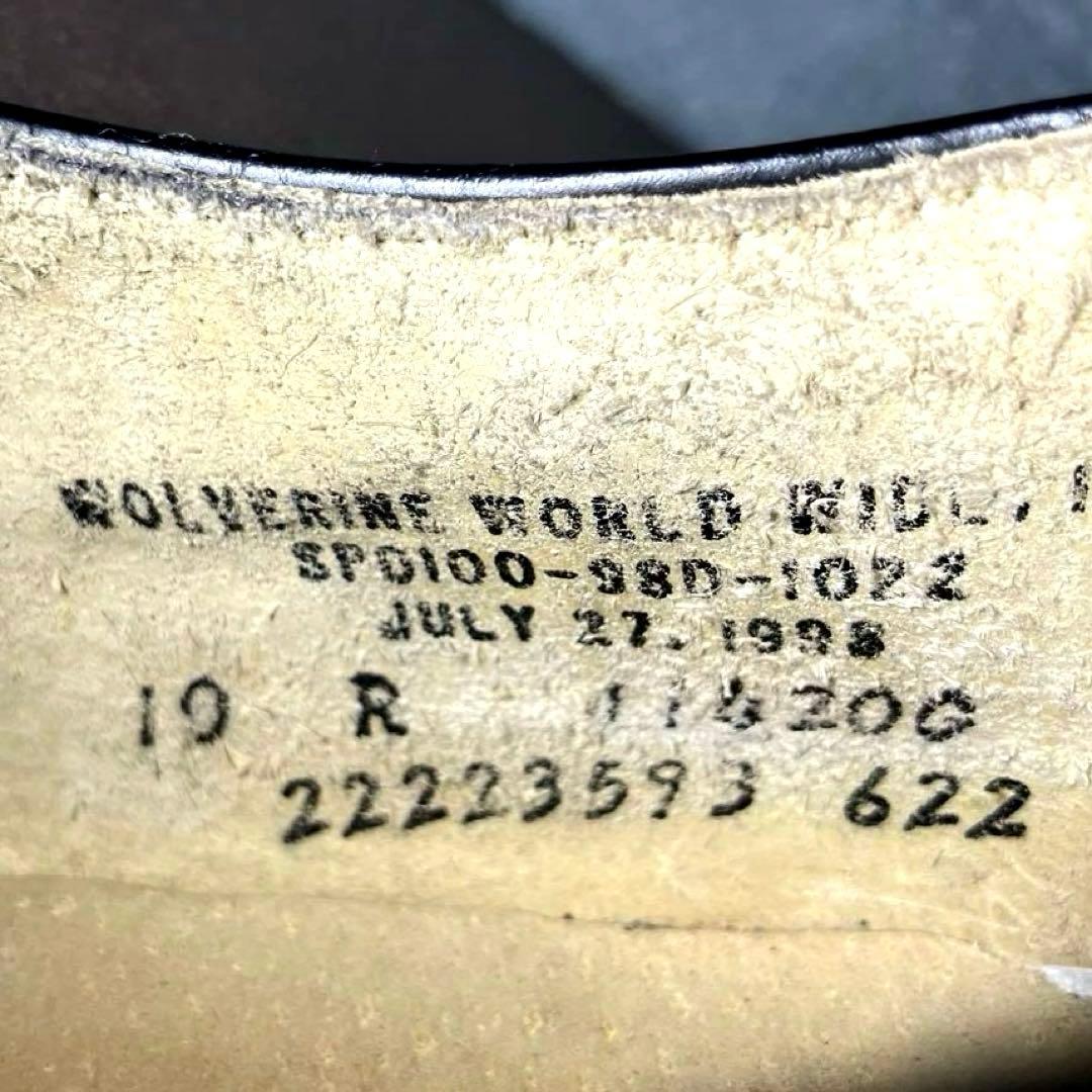 U.S.NAVYサービスシューズ　WOLVERINE 製90's 28㎝　10