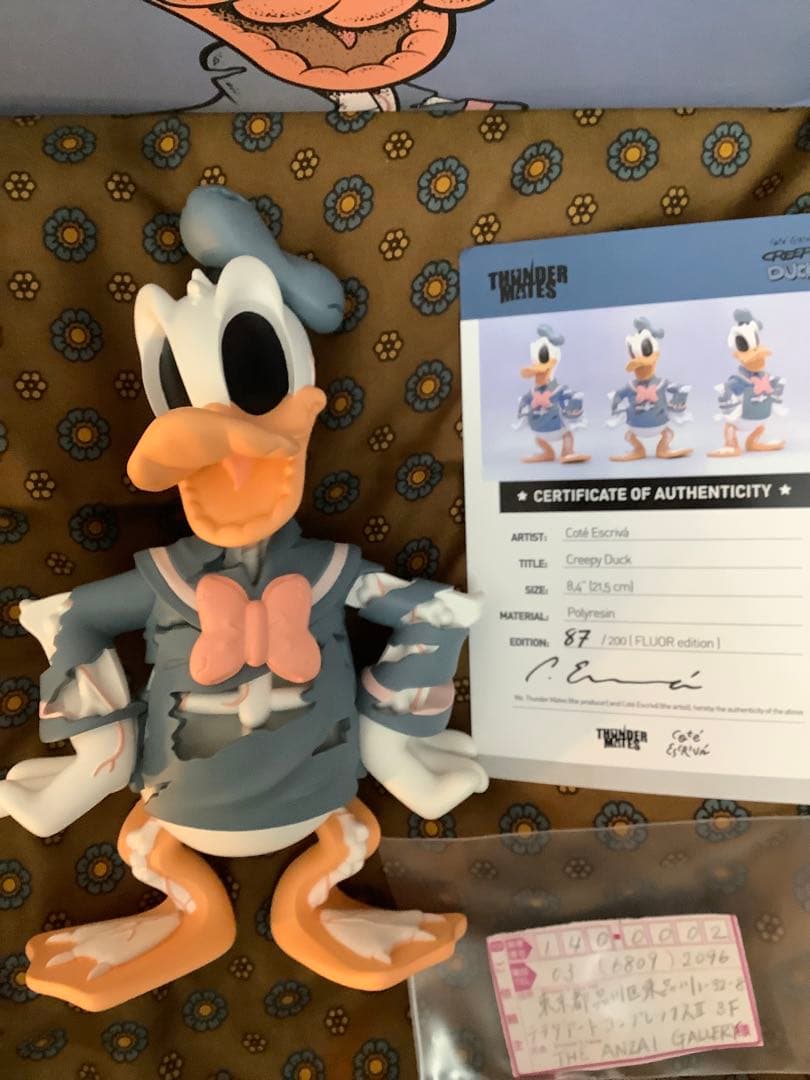 Creepy Duckドナルドダック 限定フィギュア 87/200edition