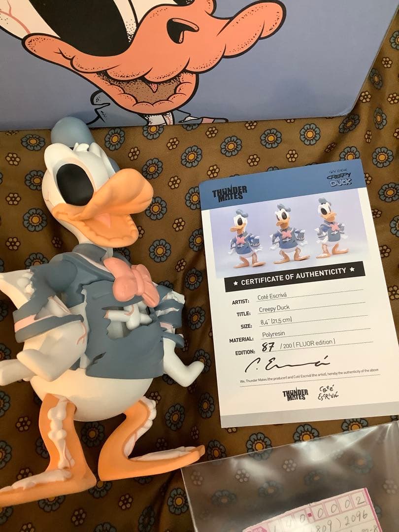 Creepy Duckドナルドダック 限定フィギュア 87/200edition