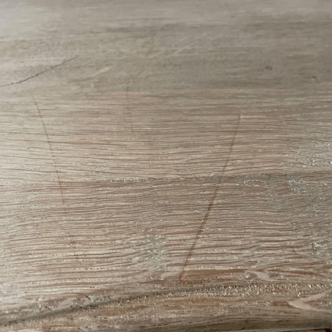 ビンテージ　ドロワーデスク　サイドテーブル　 猫脚　剥離