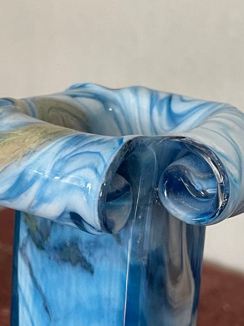 マルタ島の美しい花びん☆ハンドメイド