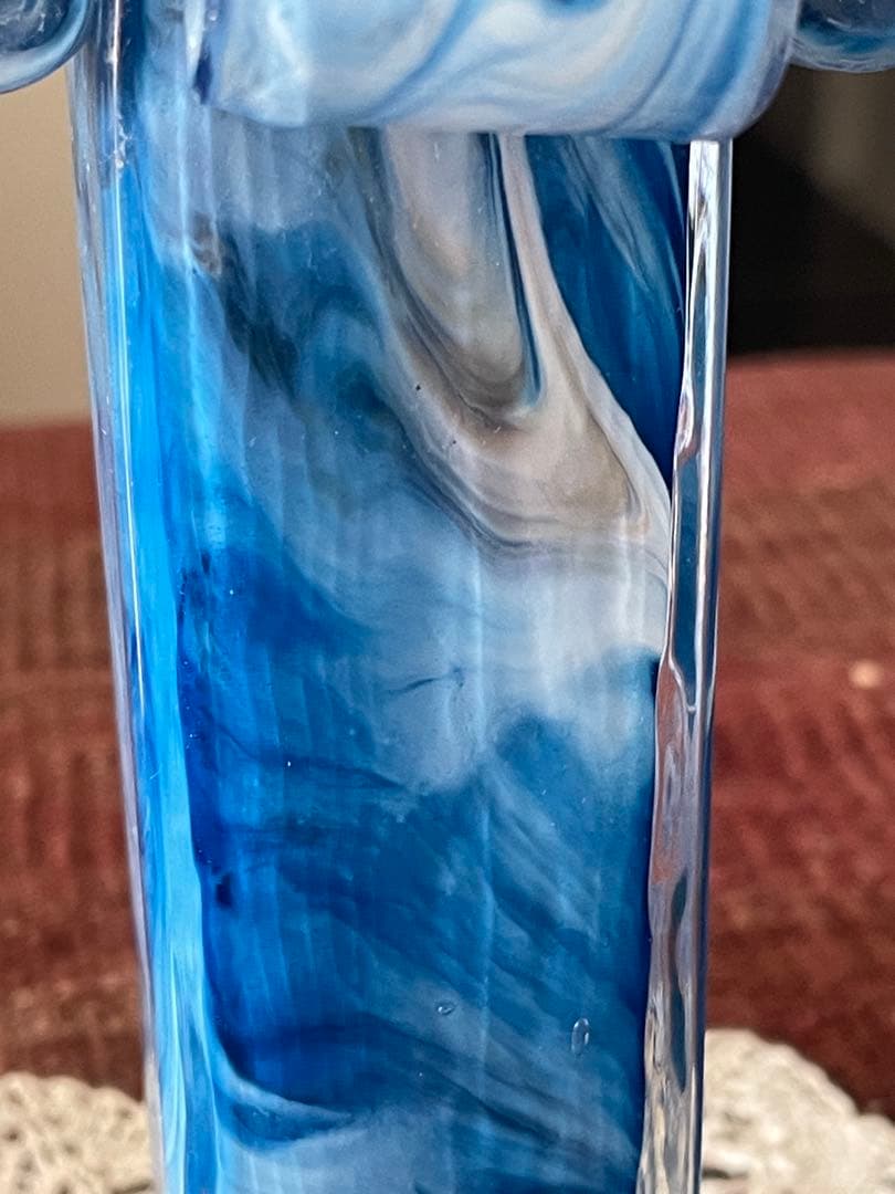 マルタ島の美しい花びん☆ハンドメイド