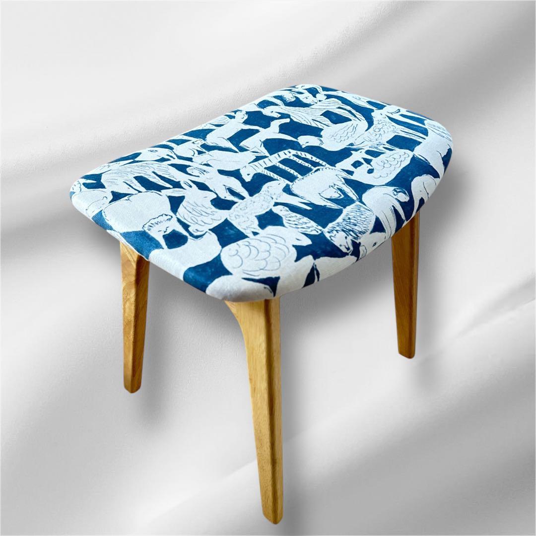 ミナペルホネン使用スツール　オットマン　イス チェア　インテリア　家具　送料無料