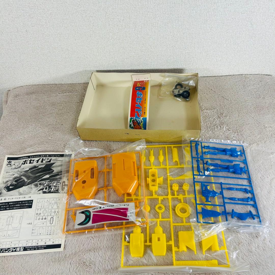 【激希少】旧バンダイ ゲッターロボG ポセイドン 未組み立て　外箱極美品