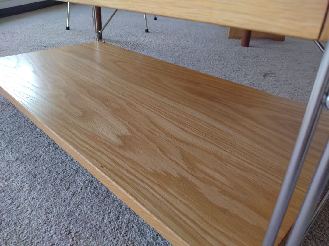 【hako☺︎様1/2専用】MUJI無印 ステンレスユニットシェルフワイドガラス