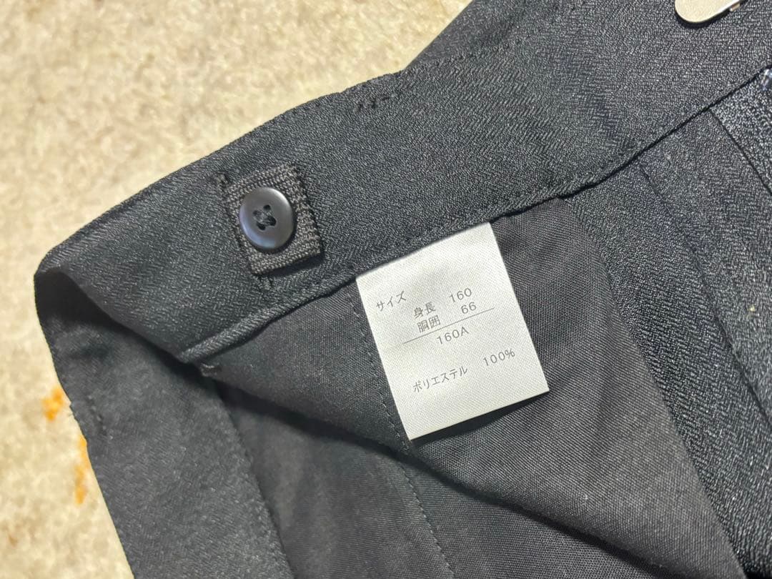 ワンダーファクトリー　6点セット　160 スーツ　卒業式　フォーマル　黒