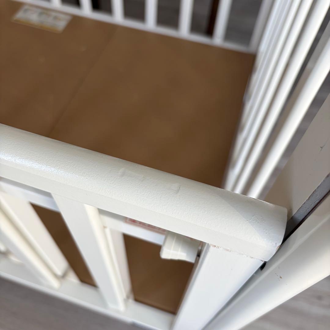 カトージ　ベビーベッド　タチベッド（ホワイトF）⭐︎