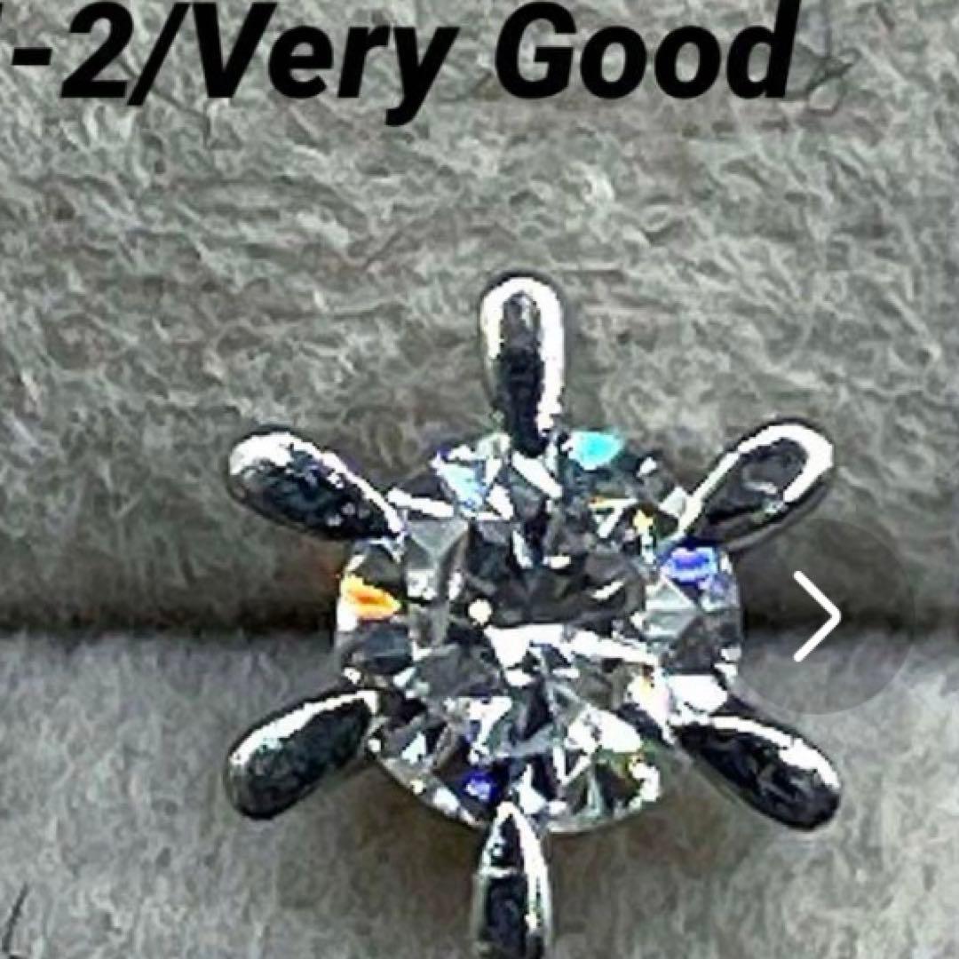 プラチナ900ダイヤモンドピアス　片耳の出品です0.21ct